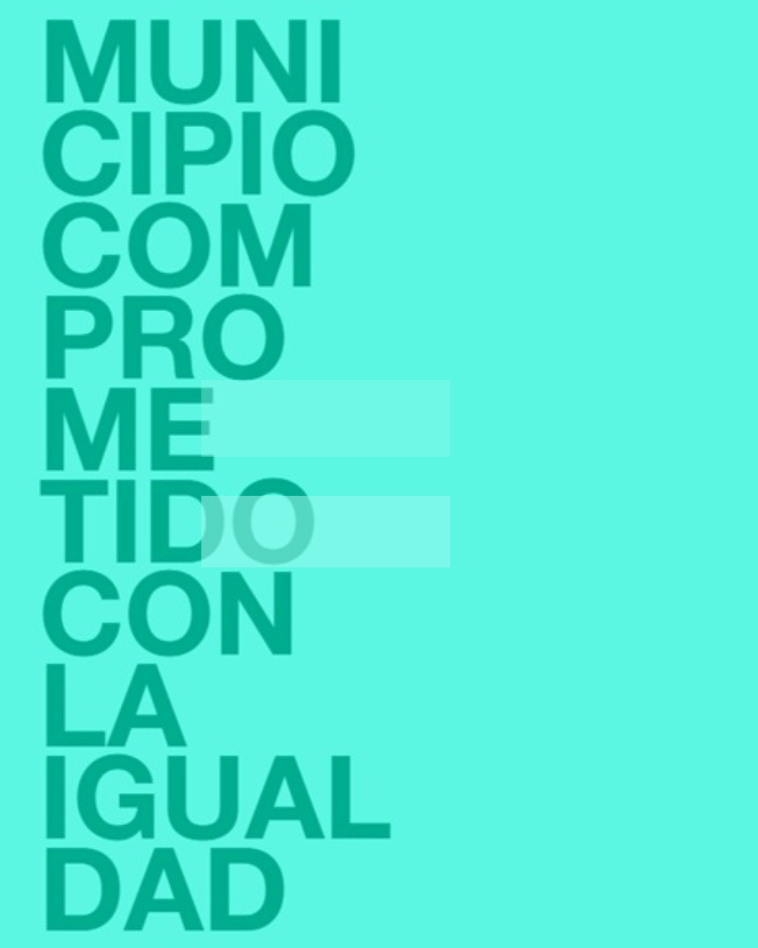 Distintivo municipal a favor de la igualdad