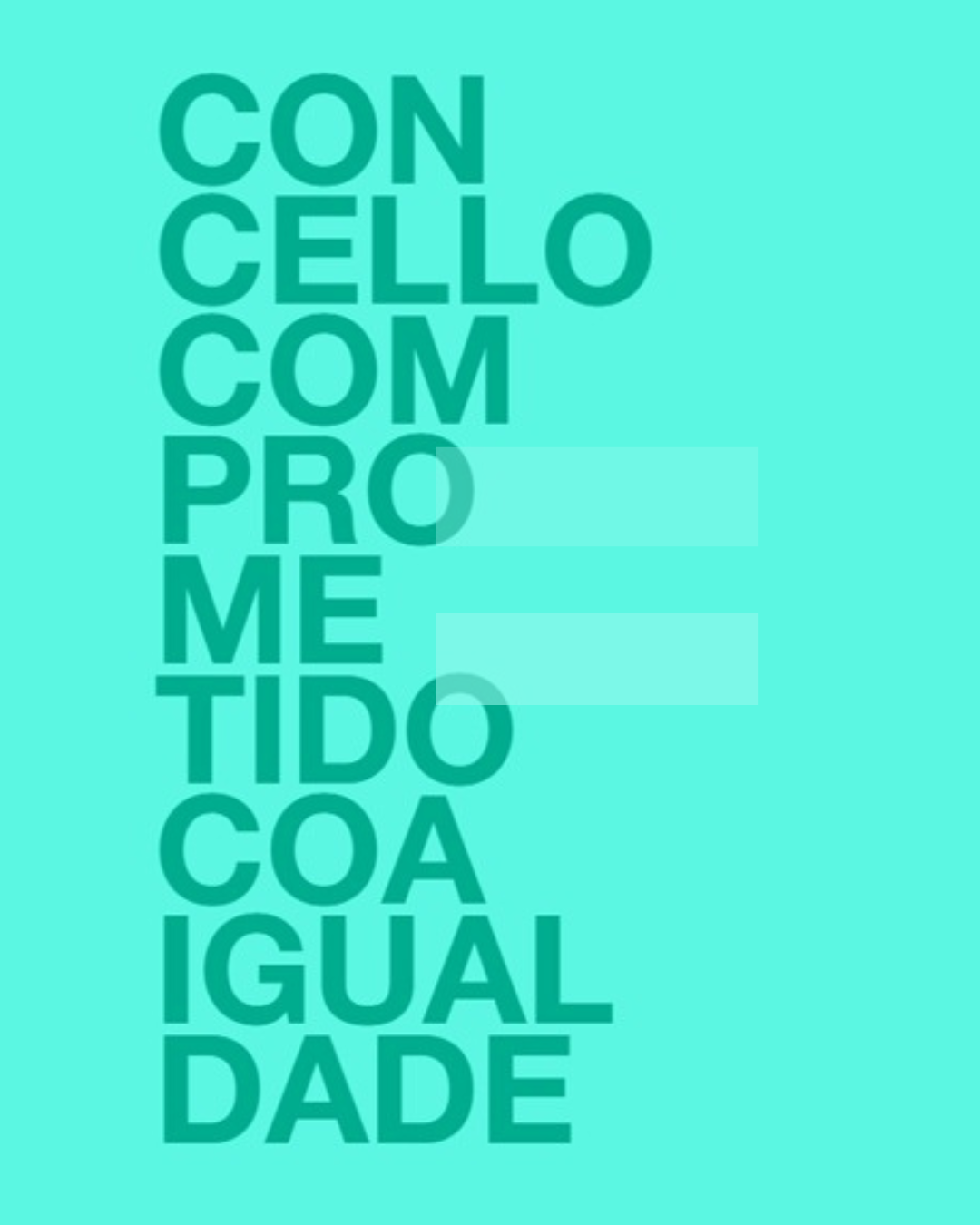 Distintivo municipal a favor da igualdade