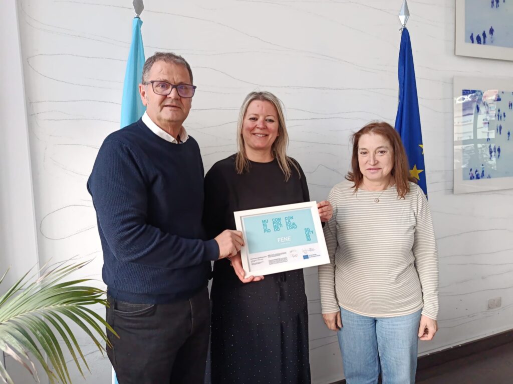 Concello de Fene municipi compromès amb la Igualtat – Distintiu SG CITY50-50