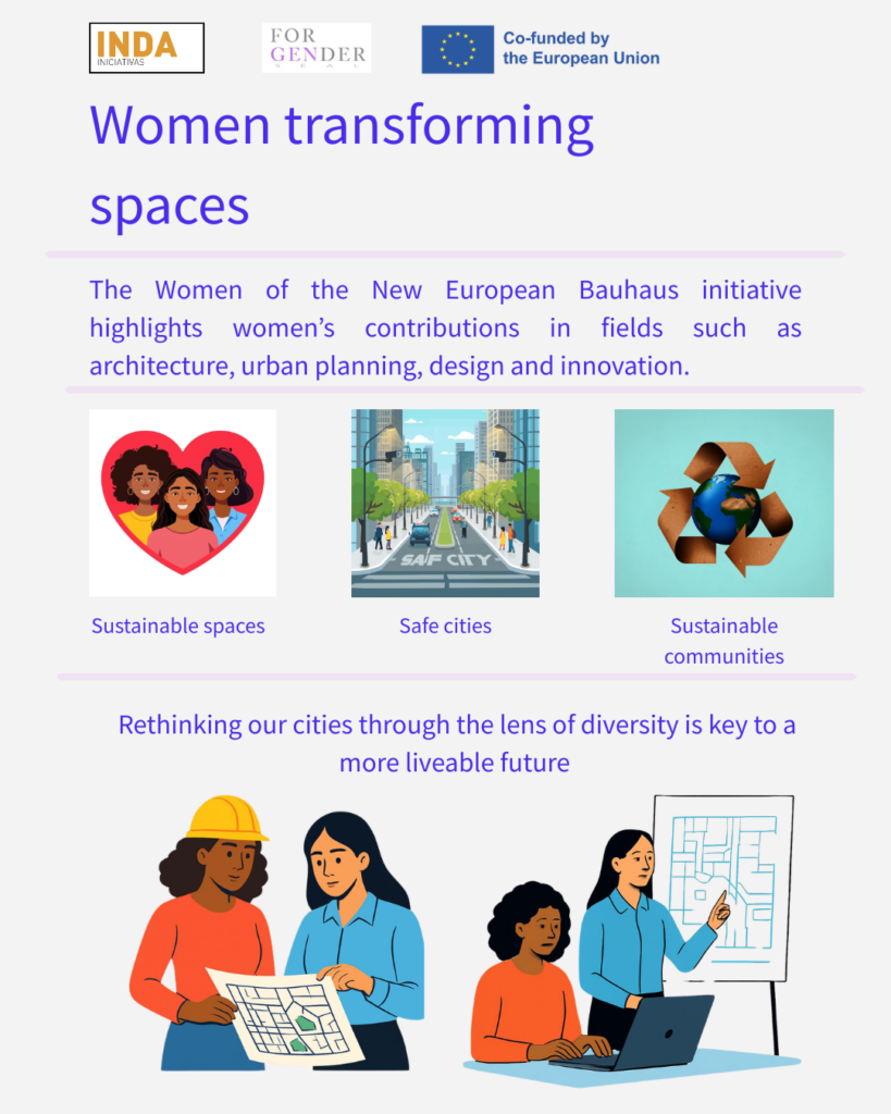 Women shaping spaces. A new human vision
