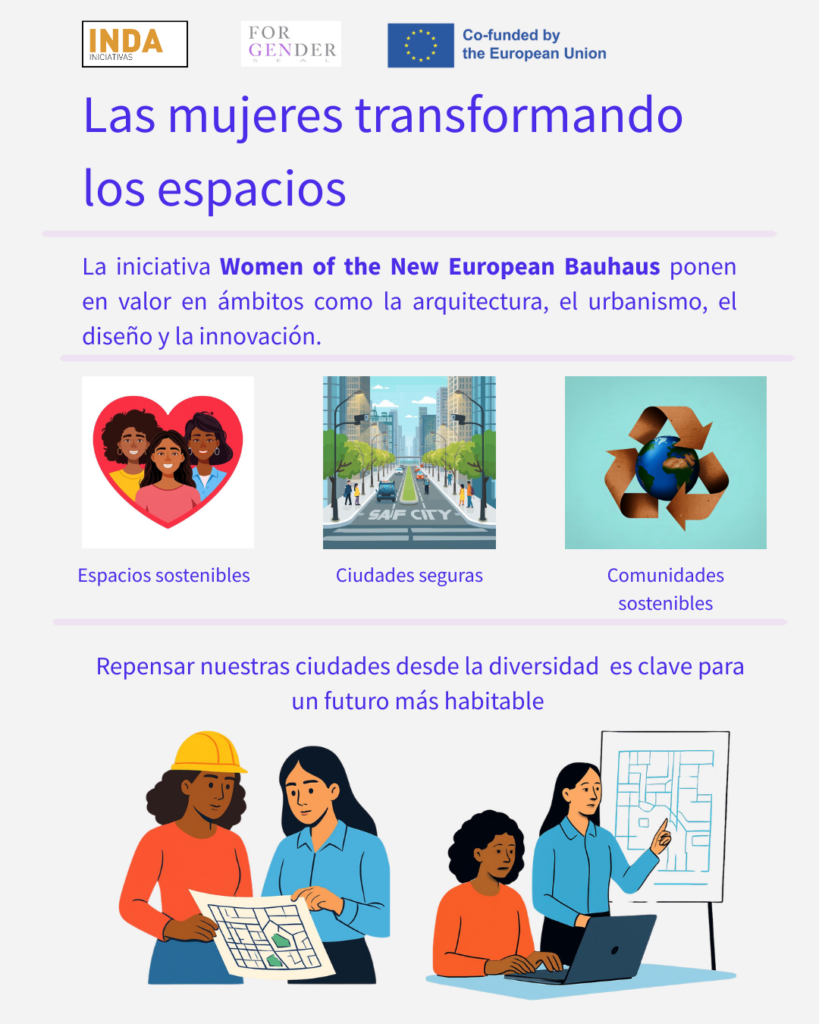 Mujeres dando forma a los espacios. Una nueva visión humana
